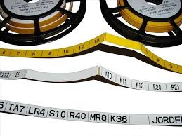 Kunststoffband für Taschen PM, PTM und Holster PT, PTC Breite 4,6mm, 50m, Farbe gelb