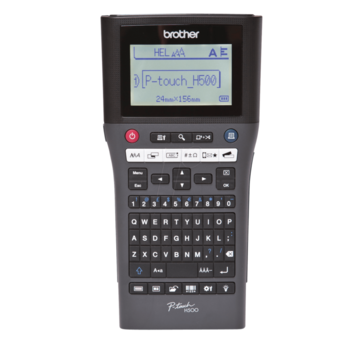 Electronic label maker BROTHER for TZe width 6 - 24mm, USB, manual model