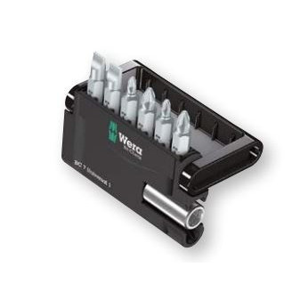 WERA bit set with quick release holder - 7 pieces