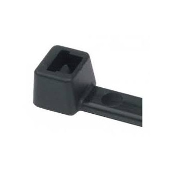 Heat resistant tape, up to 120°C long term, black, 100 pcs in pack