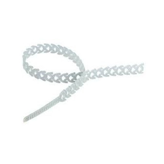 Sťahovacie páska viacnásobná , 12 kg, priemer zväzku 120 mm, 10x300 mm prírodná, 24 ks v balení