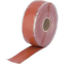 HIPROSILTAPE, selbstklebendes Silikonkautschukband, rot, 11m Packung