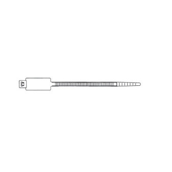 Jednoduchá páska 4,8x370mm so štítkom 13x54mm (MCV-370), 100ks v balení