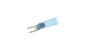 Widełki zaciskowe Cu z koszulką termokurczliwą, przekrój 1,5-2,5 mm2/M4/8 mm, 100 sztuk w opakowaniu Widełki zaciskowe Cu z koszulką termokurczliwą, przekrój 1,5-2,5 mm2/M4/8 mm, 100 sztuk w opakowaniu