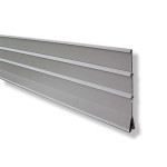 Divider rail/all heights 40/60/80 mm, grey RAL 7030, d: 2 m